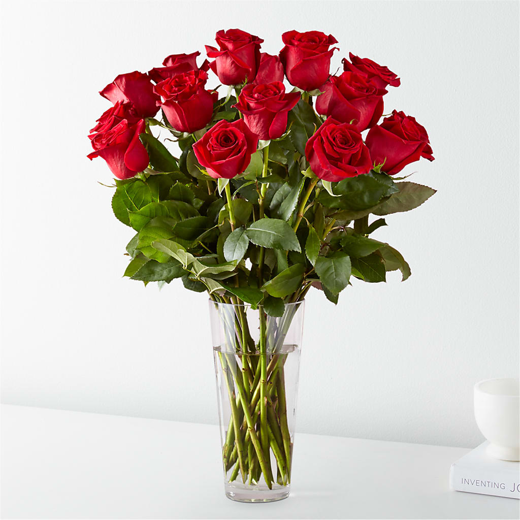 Long Stem Red Rose Bouquet – Blossom Avenue, Orangevale CA