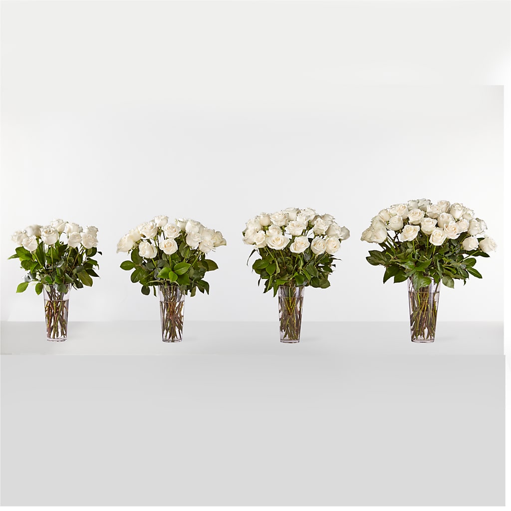 Long Stem White Rose Bouquet – Blossom Avenue, Orangevale CA
