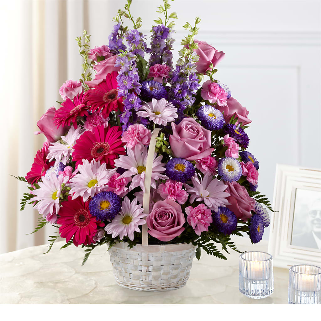 Pastel Peace Basket – Blossom Avenue, Orangevale CA