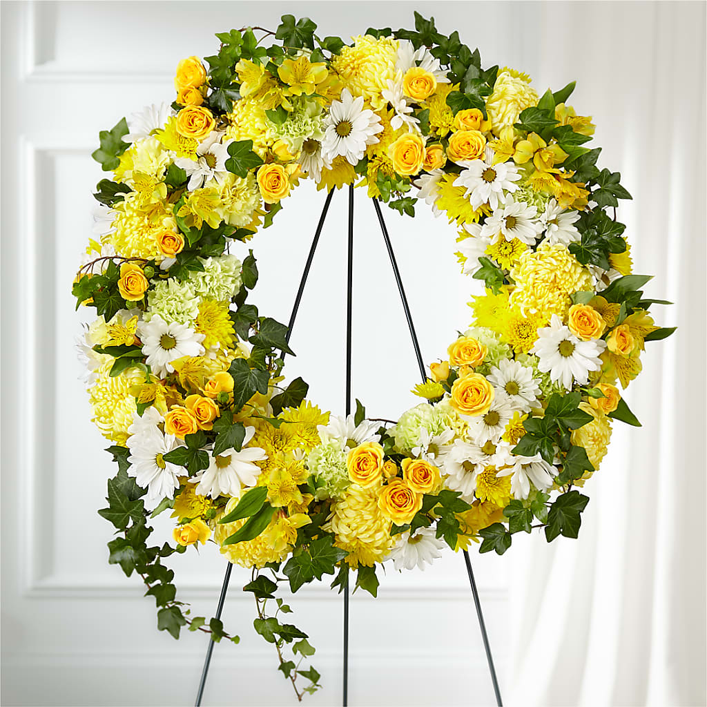 Golden Remembrance Wreath – Blossom Avenue, Orangevale CA