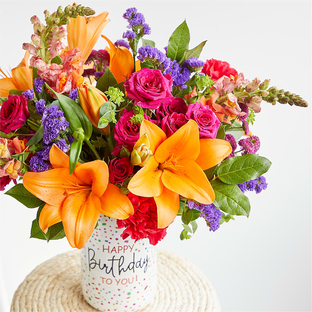 Birthday Palooza Bouquet –  Blossom Avenue, Orangevale CA