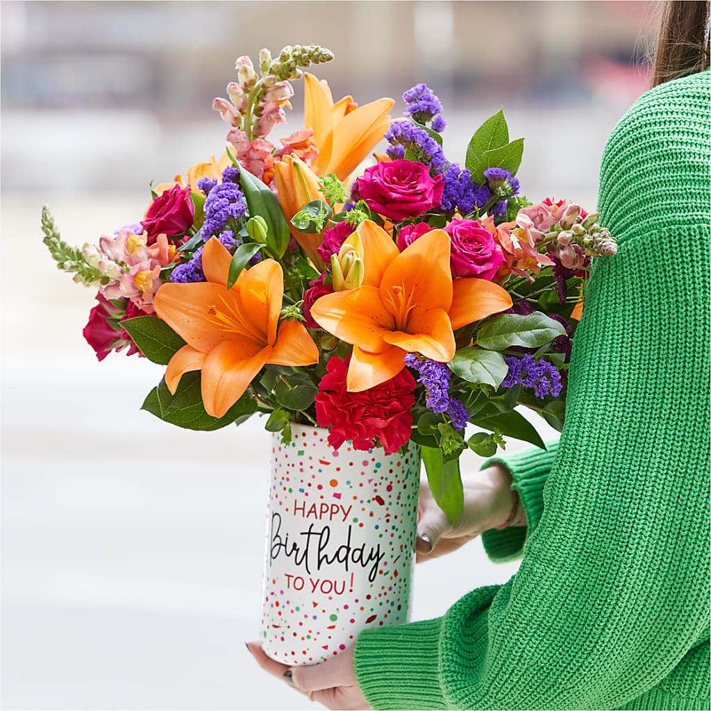 Birthday Palooza Bouquet –  Blossom Avenue, Orangevale CA