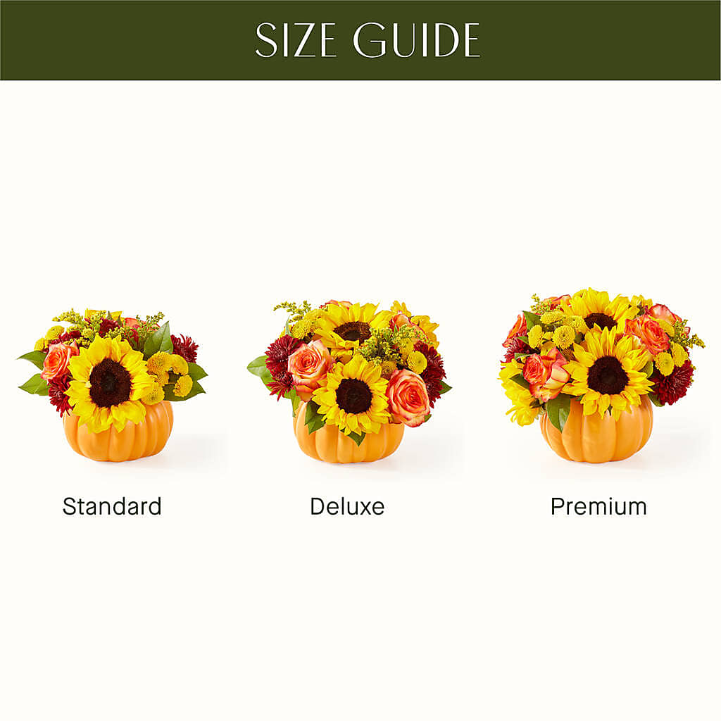Golden Gourd Pumpkin Bouquet –  Blossom Avenue, Orangevale CA