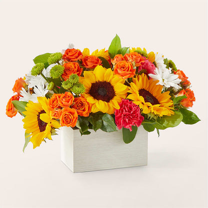 Sun-drenched Blooms Box Bouquet –  Blossom Avenue, Orangevale CA