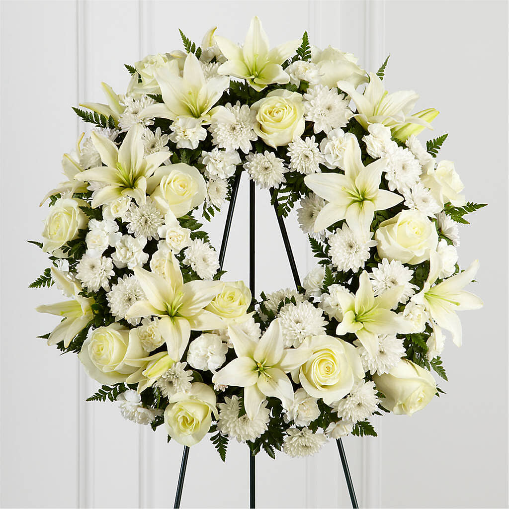 Treasured Tribute Wreath –  Blossom Avenue, Orangevale CA