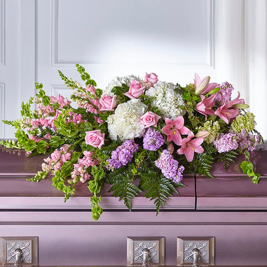 Life's Gratitude Casket Spray –  Blossom Avenue, Orangevale CA